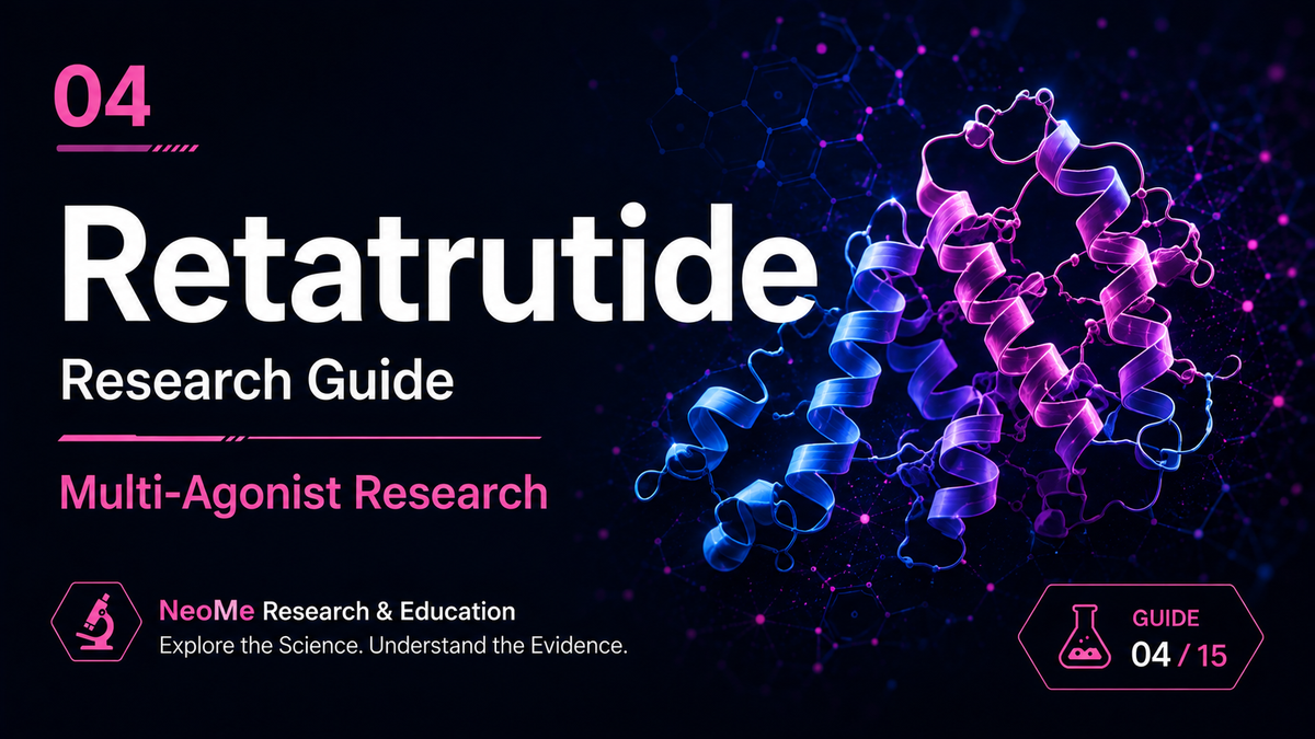 Retatrutide NeoMe research guide poster